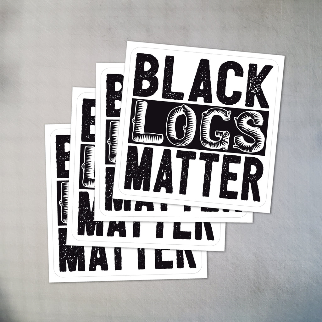 Black Logs Matter Decal
