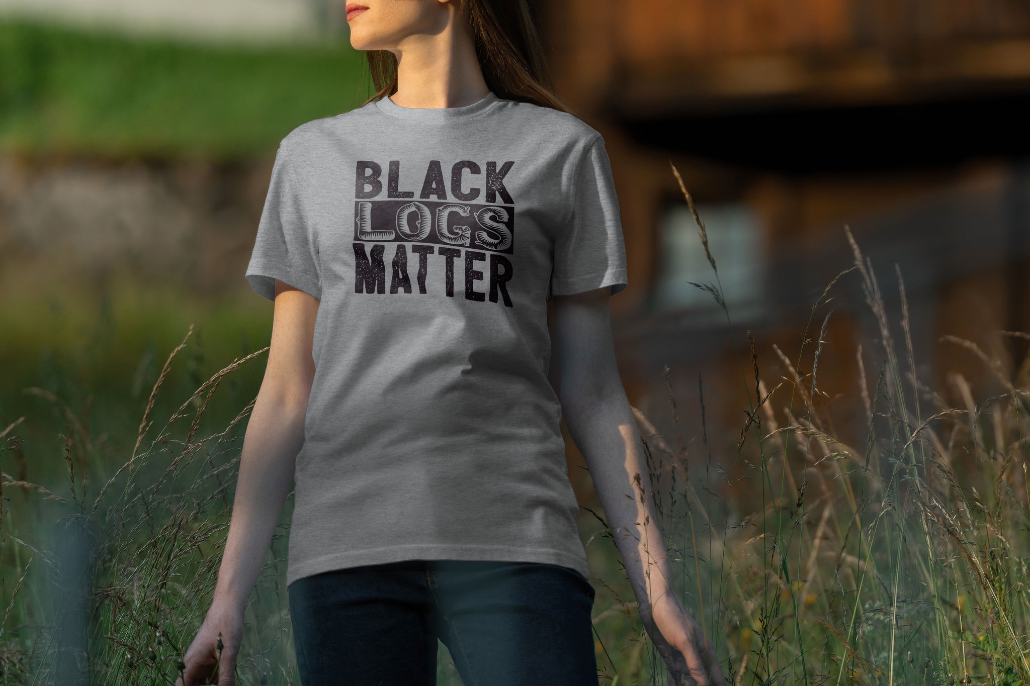 Black Logs Matter T-shirt