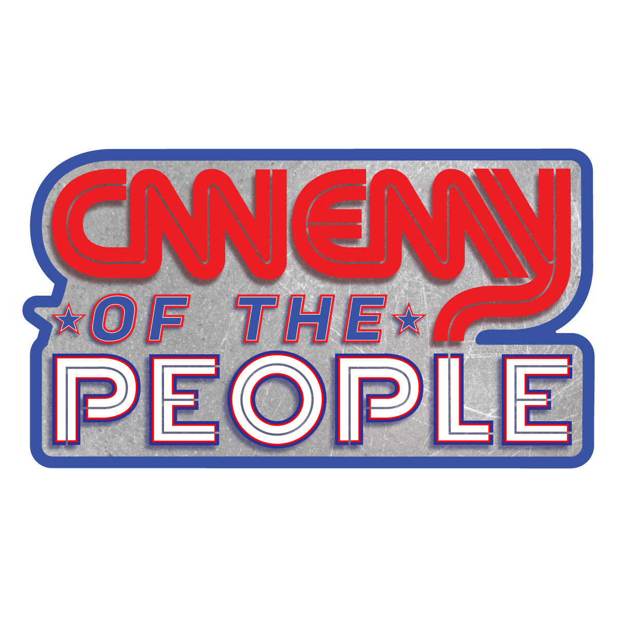 CNN Enemy Of The People Decal