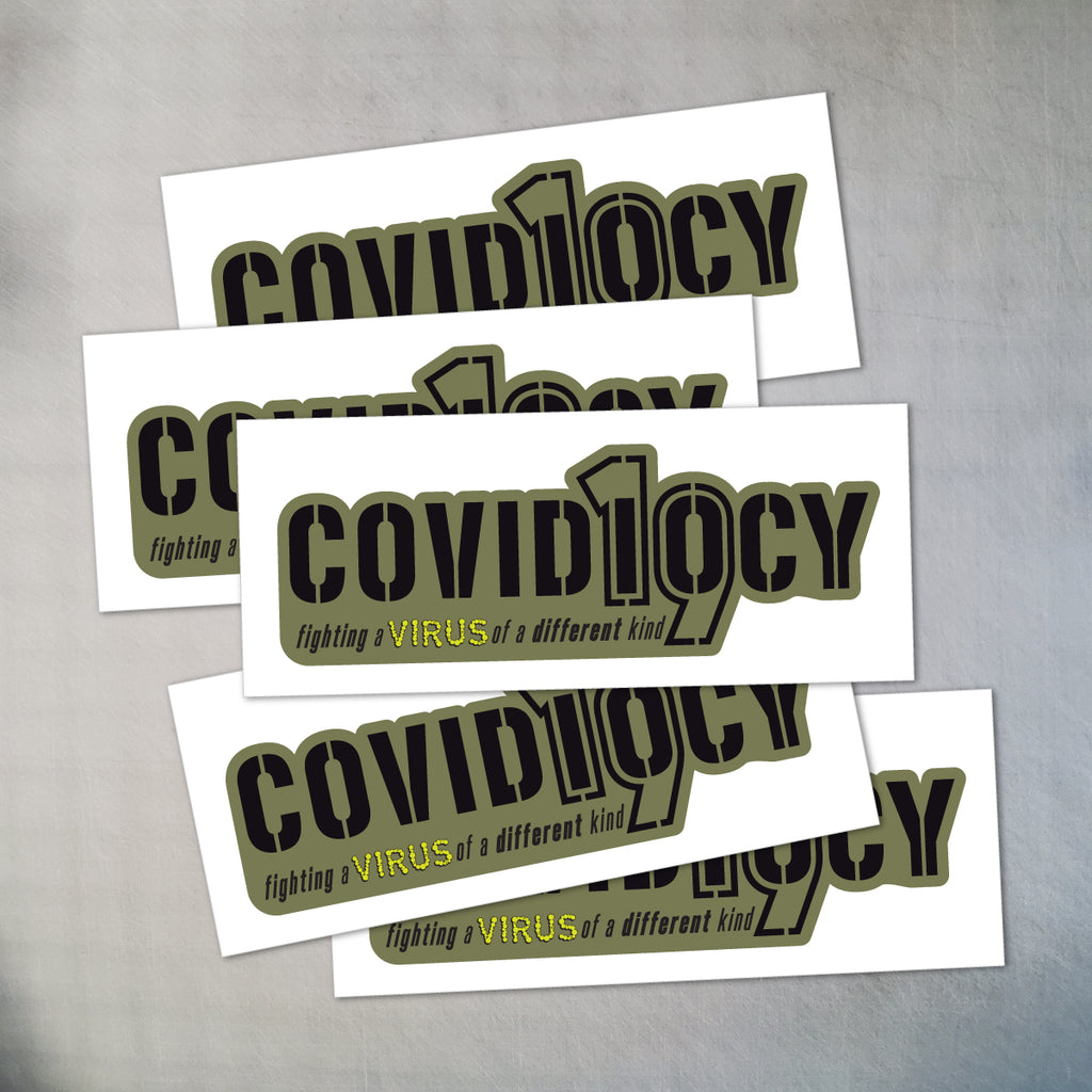 Covidiocy Covid 19 Idiocy Decal