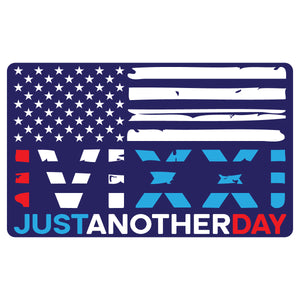J6 January 6 2021 Just Another Day Distressed Flag Decal