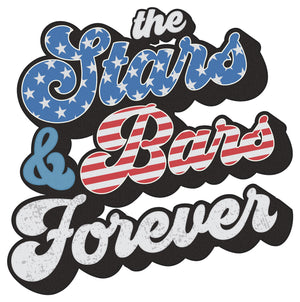 Stars And Bars Forever USA Decal